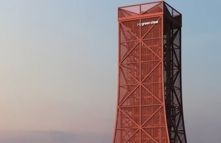 H2 Green Steel has received 190 million euros for the construction of a hydrogen steel plant