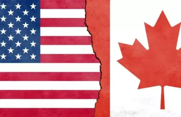 The Canadian and American steel markets are starting to disorderly separation