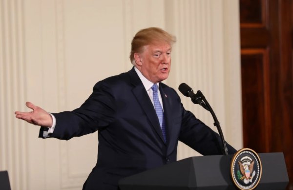 Steel is exempt from President Trump's retaliatory duties 