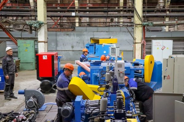 Beloretsk Metallurgical Plant installs a new line for turning and grinding the surface of wire rod and wire