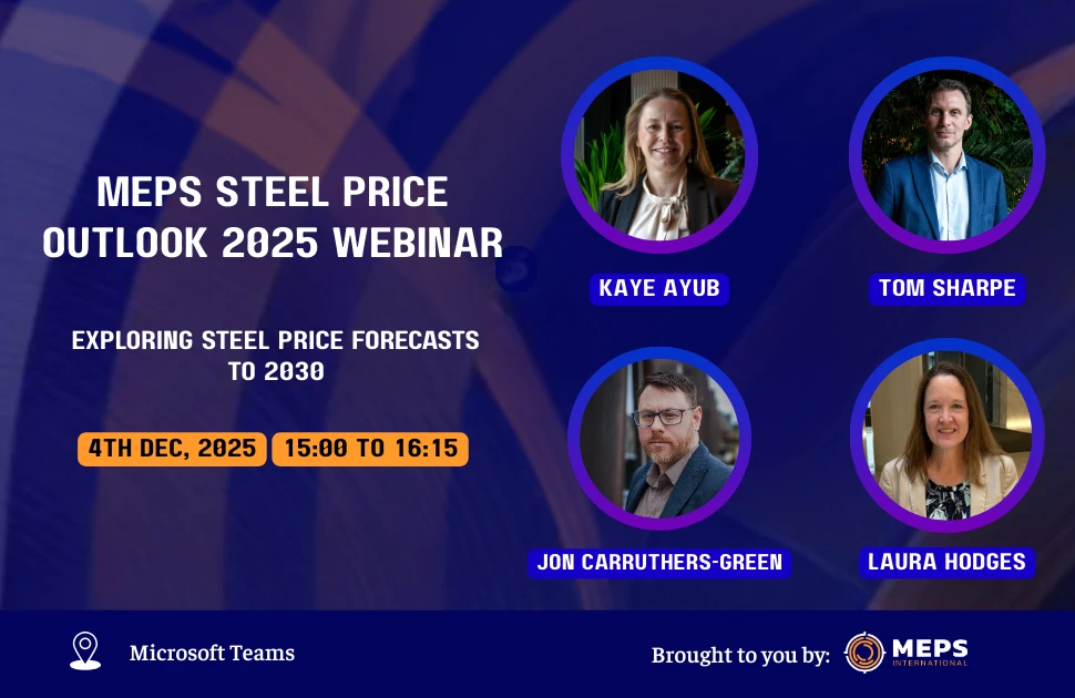Webinar to discuss the European Parliament's 5-year steel price forecast