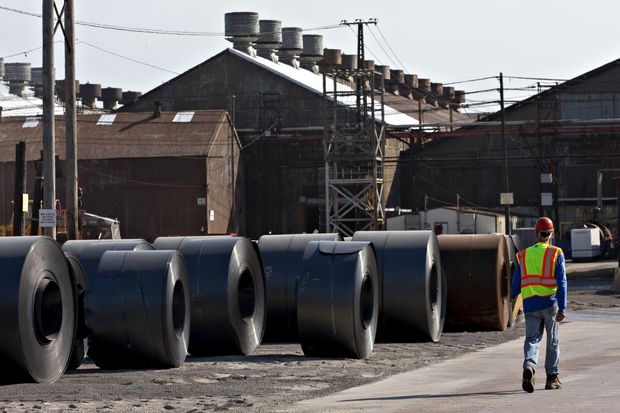 In the United States sharply reduced sales of metal products