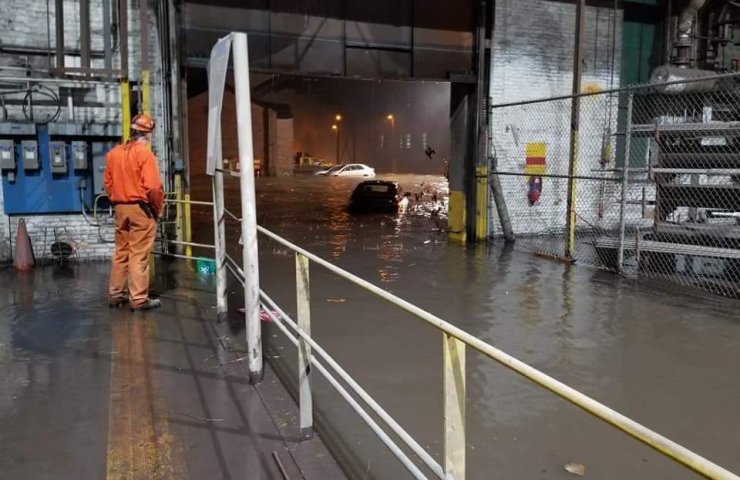 US Steel restarts blast furnace following a major flood at the plant Gary Works