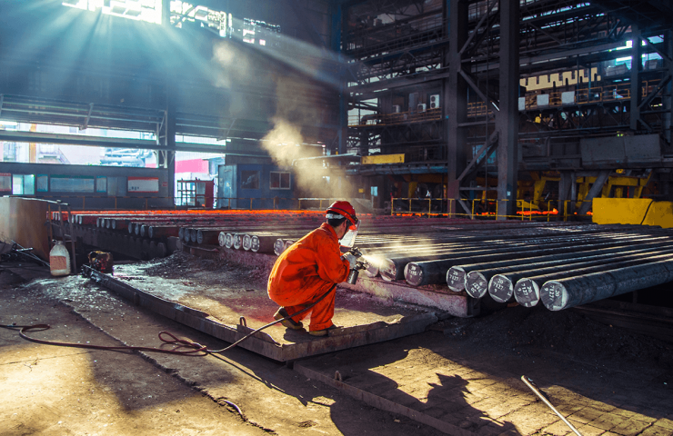 In 2020 demand for steel in China decline slightly