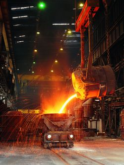 Металл увеличился в объеме