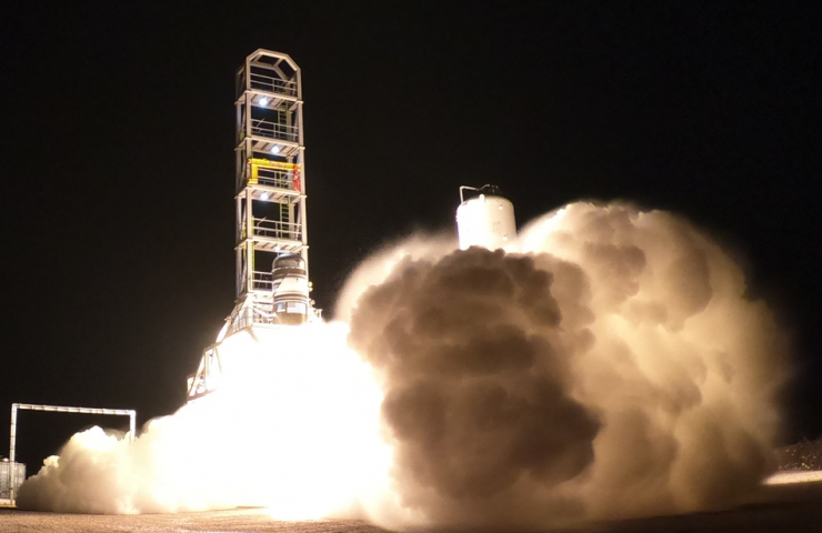 Ракета-носитель компании Firefly Aerospace загорелась во время испытаний