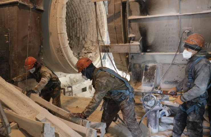 ДМК инвестировал 84 миллионов гривен в реконструкцию системы газоочистки вращающейся печи