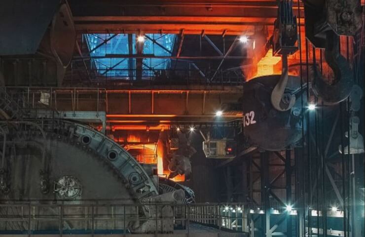 Производство стали в Украине по итогам 2021 года выросло на 3,3%