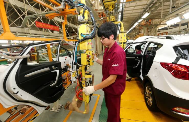 Рост прибыли в китайском автомобилестроении достиг 80% в июле