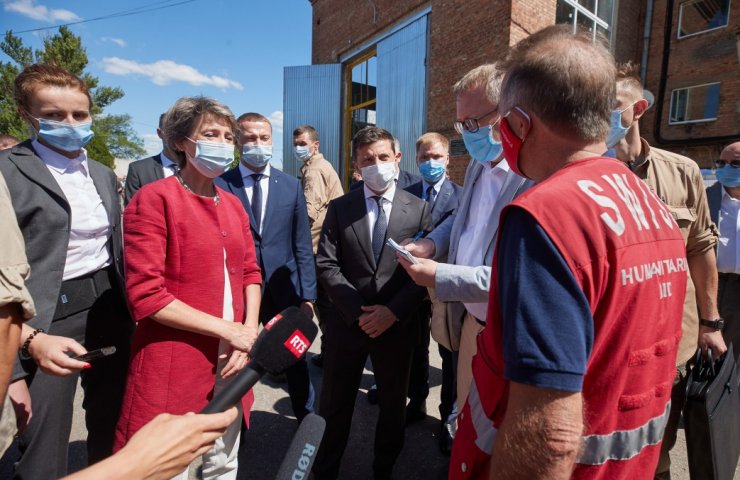 Президенти України та Швейцарії відвідали КП «Вода Донбасу»