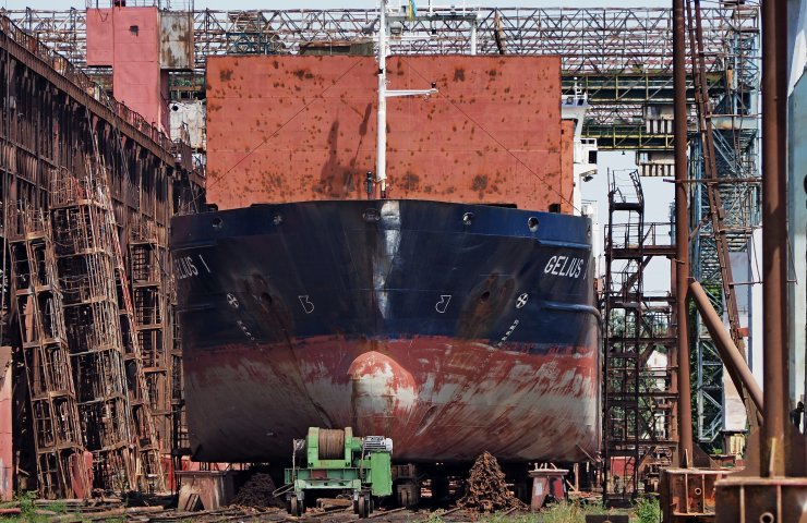 Херсонська верф модернізує суховантаж «Gelius 1» зі збільшенням його дедвейту на 45%