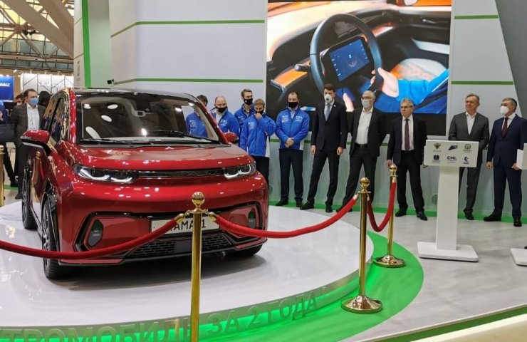 КАМАЗ представив компактний міський електромобіль «Кама-1»