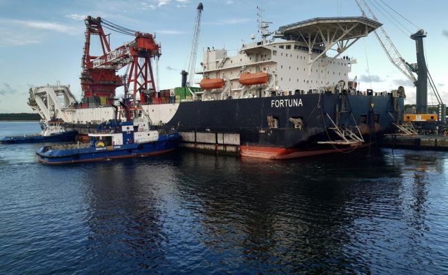 Укладання Nord Stream 2 в датських водах хочуть завершити до кінця квітня
