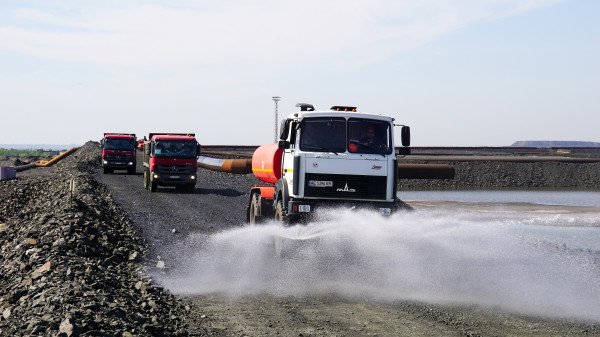 Північний ГЗК реалізує комплекс заходів для боротьби з пилом на хвостосховищі