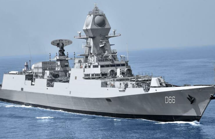 Індія ввела в експлуатацію есмінець із українськими газотурбінними двигунами